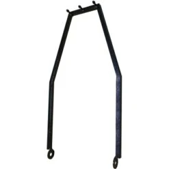 Ferrum Art Design Sissybar F. Grillstelle Motorrad Schwarz Lackiert 74 Cm X 34