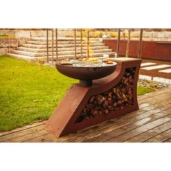 Ferrum Art Design Feuerstelle L-Form Rost 18 Ferrum Art Design Feuerstelle L-Form Rost -Angebote Grill König Store 1310713 4