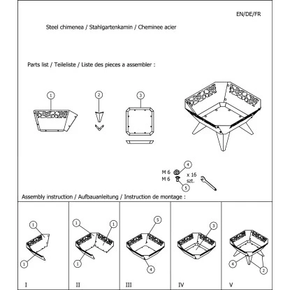 Dobar Design-Feuerschale Viereckig 7 Dobar Design-Feuerschale Viereckig – Bild 7