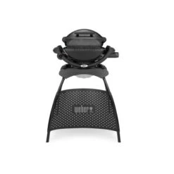 Weber Gasgrill Q 1000 Stand Mit 1 Brenner Und Aromaschienen Schwarz -Angebote Grill König Store 2567634 S02