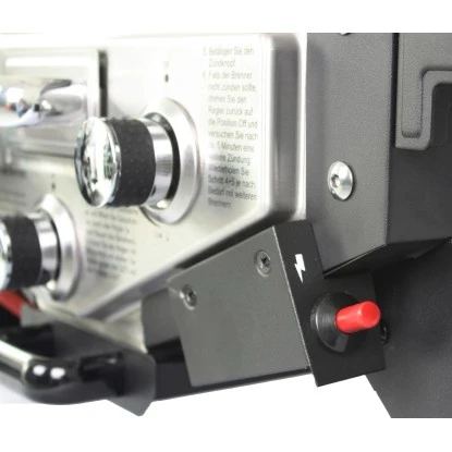 El Fuego Tischgasgrill Smoker Medison 2 Brenner Silber 6 El Fuego Tischgasgrill Smoker Medison 2 Brenner Silber – Bild 6