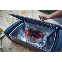 Enders®Holzkohle-Tischgrill Aurora Mirror Copper Raucharm Mit LED-Ambientelich -Angebote Grill König Store 284194 3795 7 1