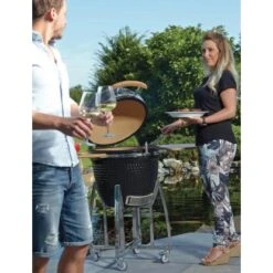 Buschbeck Keramik-Ofen Kamado Schwarz -Angebote Grill König Store 294942 4224 9
