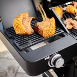 Rösle BBQ-Station Videro G3-S Vario+ Nero 50 Mbar Edelschwarz Jubiläumsmodell -Angebote Grill König Store 4004293255655 2250 CU 03