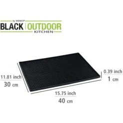 Wenko Abtropfmatte Maxi 40 Cm X 30 Cm Black Outdoor Kitchen Schwarz 10 Wenko Abtropfmatte Maxi 40 Cm X 30 Cm Black Outdoor Kitchen Schwarz -Angebote Grill König Store 4008838357705 1068 03