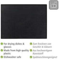Wenko Abtropfmatte Maxi 40 Cm X 30 Cm Black Outdoor Kitchen Schwarz 11 Wenko Abtropfmatte Maxi 40 Cm X 30 Cm Black Outdoor Kitchen Schwarz -Angebote Grill König Store 4008838357705 1068 04