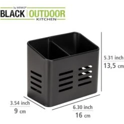 Wenko Besteckkorb Baco Black Outdoor Kitchen Schwarz 10 Wenko Besteckkorb Baco Black Outdoor Kitchen Schwarz -Angebote Grill König Store 4008838375327 1068 03