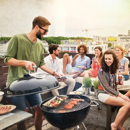 Jamestown Holzkohle-Kugelgrill Dexter XL Ø 54 Cm 2 Jamestown Holzkohle-Kugelgrill Dexter XL Ø 54 Cm – Bild 2