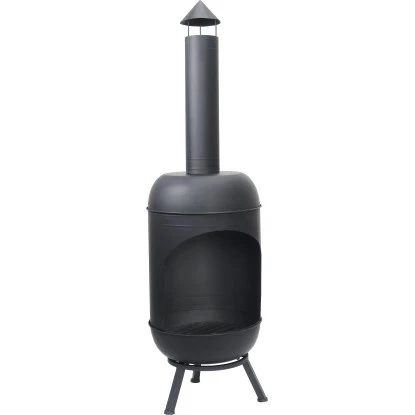 Stahlkamin Schwarz 1 Stahlkamin Schwarz