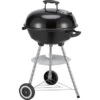 Holzkohle-Kugelgrill 85 Cm X 55 Cm X 52 Cm Schwarz
