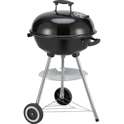Holzkohle-Kugelgrill 85 Cm X 55 Cm X 52 Cm Schwarz 1 Holzkohle-Kugelgrill 85 Cm X 55 Cm X 52 Cm Schwarz