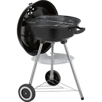 Holzkohle-Kugelgrill 85 Cm X 55 Cm X 52 Cm Schwarz 2 Holzkohle-Kugelgrill 85 Cm X 55 Cm X 52 Cm Schwarz – Bild 2