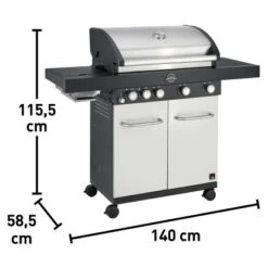 Jamestown 4-Brenner Gasgrill Maddox 23 Jamestown 4-Brenner Gasgrill Maddox -Angebote Grill König Store 4048126602513 VM 01