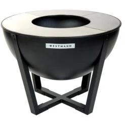 Westmann Premium Grill Feuerstelle Ø 81 Cm X 62 Cm Schwarz