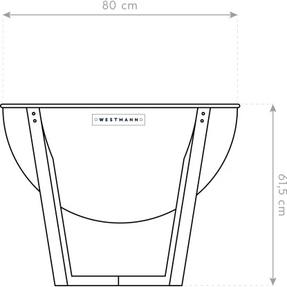 Westmann Premium Grill Feuerstelle Ø 81 Cm X 62 Cm Schwarz 5 Westmann Premium Grill Feuerstelle Ø 81 Cm X 62 Cm Schwarz – Bild 5