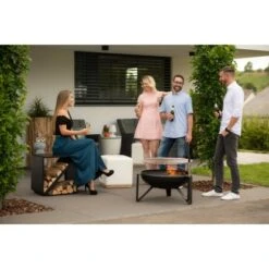 Westmann Premium Grill Feuerstelle Inkl. Grillrost Ø 70 Cm X 75 Cm Schwarz -Angebote Grill König Store 4260280773407 1741 AB 06