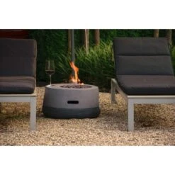 Dobar Outdoor-Feuerschale Mit Gasflamme Calido Ø 60 Cm Grau 17 Dobar Outdoor-Feuerschale Mit Gasflamme Calido Ø 60 Cm Grau -Angebote Grill König Store 4637 lavaofenfeuerstelle 8 1