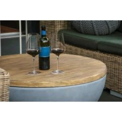 Dobar Outdoor-Feuerschale Mit Gasflamme Lunar Ø 90 Cm Grau -Angebote Grill König Store 4637 lavaofenfeuerstelle 8