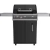 Outdoorchef Gasgrill Dualchef 325 G Schwarz 3 Brenner Mit Seitenkochstelle
