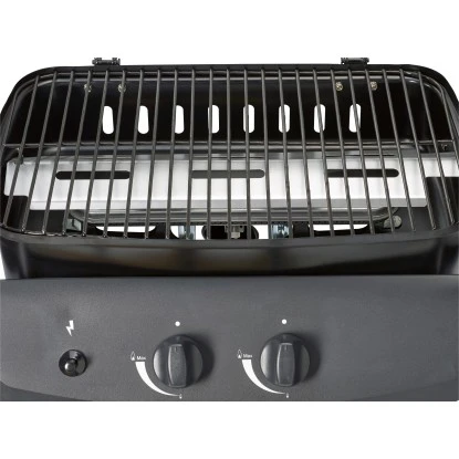 Gasgrill Mit 2 Brennern Und Seitentischen 2 Gasgrill Mit 2 Brennern Und Seitentischen – Bild 2