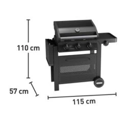 Gasgrill Vancouver Mit 3 Brennern Und Seitenkocher -Angebote Grill König Store 557040 3299 6