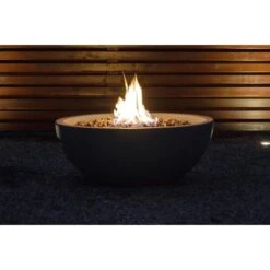 Dobar Outdoor-Feuerschale Mit Gasflamme Lunar Ø 90 Cm Grau -Angebote Grill König Store 637 lavaofenfeuerstelle 10