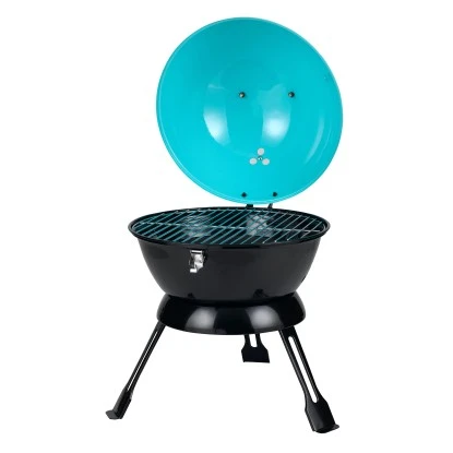 Tepro Mini-Holzkohle-Kugelgrill Salida Türkis 2 Tepro Mini-Holzkohle-Kugelgrill Salida Türkis – Bild 2