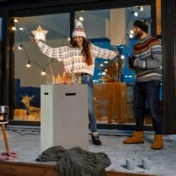 Amare Gas-Feuerstelle Für Den Außenbereich Quadratisch Grau 13 Amare Gas-Feuerstelle Für Den Außenbereich Quadratisch Grau -Angebote Grill König Store 765581 4655 03