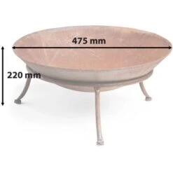 Gartenfreude Design Feuerschale Ø 47 Cm Rostrot 13 Gartenfreude Design Feuerschale Ø 47 Cm Rostrot -Angebote Grill König Store 765595 4655 07