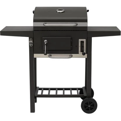 Tepro Toronto-Holzkohlengrill Compakt Anthrazit-Edelstahl 1 Tepro Toronto-Holzkohlengrill Compakt Anthrazit-Edelstahl