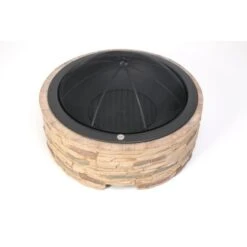 Westmann Feuerstelle Mit Abfanggitter Steinoptik -Angebote Grill König Store 8346603 1741 WMLG909 01