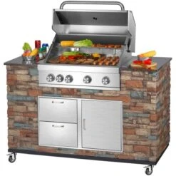 El Fuego Gasgrillküche AY 3000 Built-In Ca.147 Cm X 130 Cm X 68 Cm -Angebote Grill König Store 839339 2240 GRILLKUECHE 3