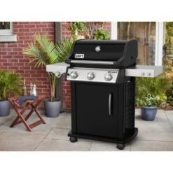 Weber Gasgrill Spirit E-325 GBS Mit 3 Brennern Und Seitenbrenner Schwarz -Angebote Grill König Store 8795825 AB01