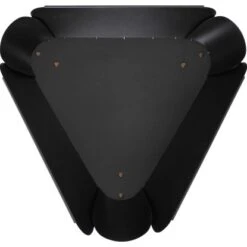 VASNER Merive M1 Feuerschale Niedrig Abgerundet Schwarz -Angebote Grill König Store garten terrasse draufsicht