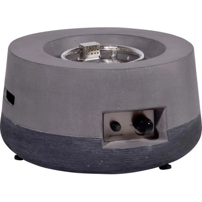 Dobar Outdoor-Feuerschale Mit Gasflamme Calido Ø 60 Cm Grau 2 Dobar Outdoor-Feuerschale Mit Gasflamme Calido Ø 60 Cm Grau – Bild 2