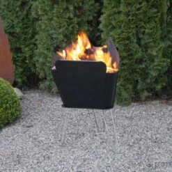 VASNER Merive M2 Feuerkorb Mittelhoch Abgerundet Schwarz 15 VASNER Merive M2 Feuerkorb Mittelhoch Abgerundet Schwarz -Angebote Grill König Store sign garten terrasse mood6